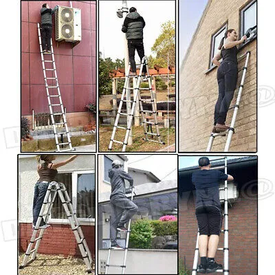 2 in 1 Aluminum Foldable Ladder