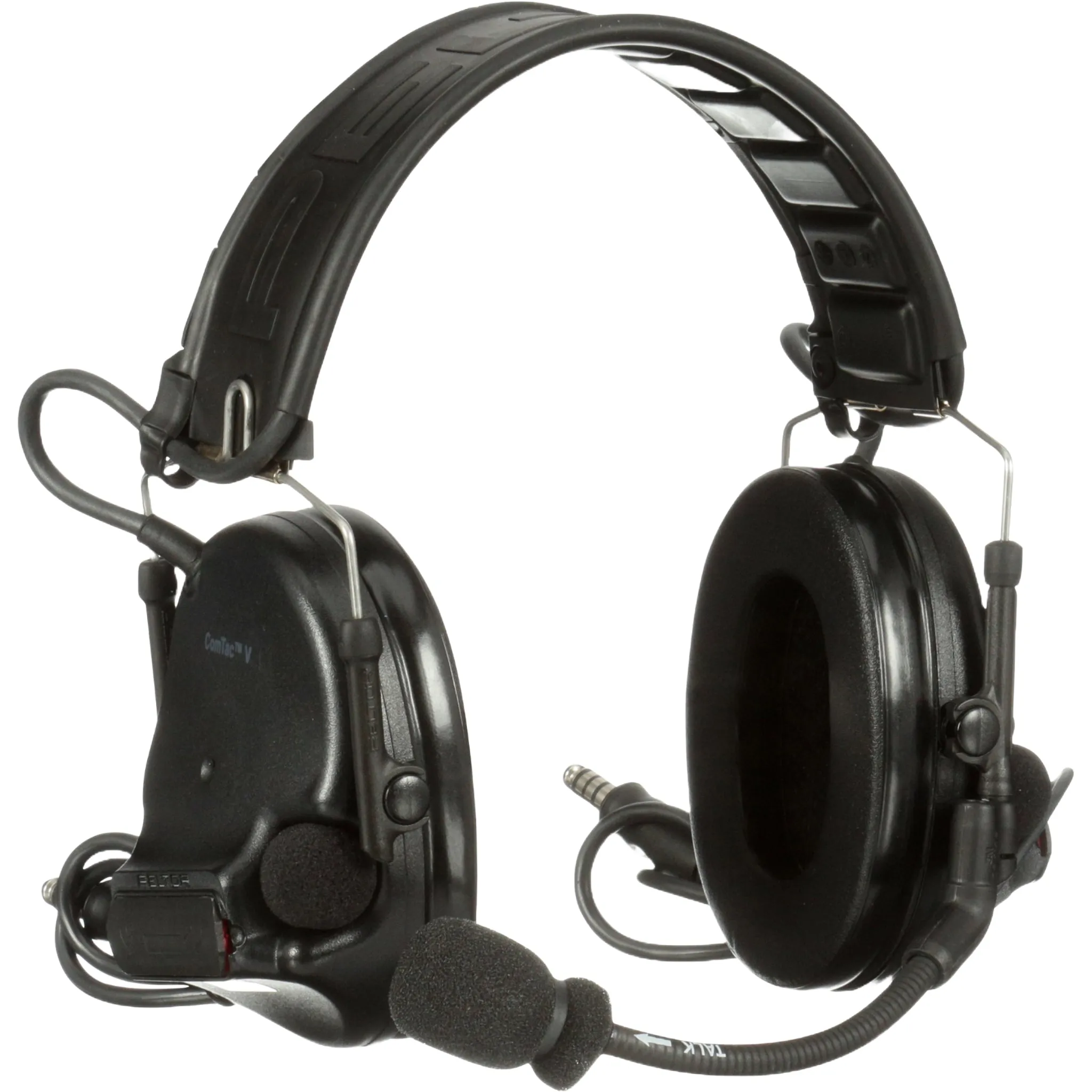 3M Peltor MT20H682FB-19 SV SwatTac V Headset, Foldable, Dual Lead, Black, 1 Each