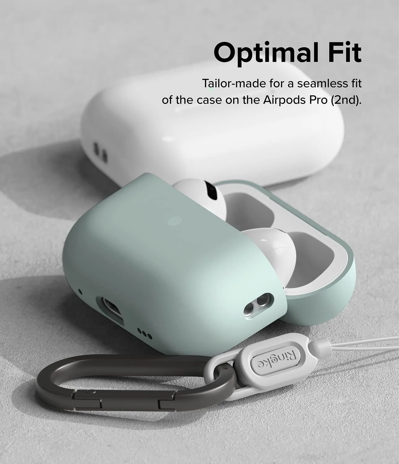 AirPods Pro 2 (2nd Generation) Pouch | Silicone Case - Seafoam (Green)