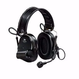 Black 3M Swat-Tac VI NIB Hearing Defender No Comms Headset MT20H682FB-47N SVS, Single Frequency, 915 MHz