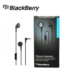 Blackberry Impressive Sound Quality 3.5mm Stereo Headset