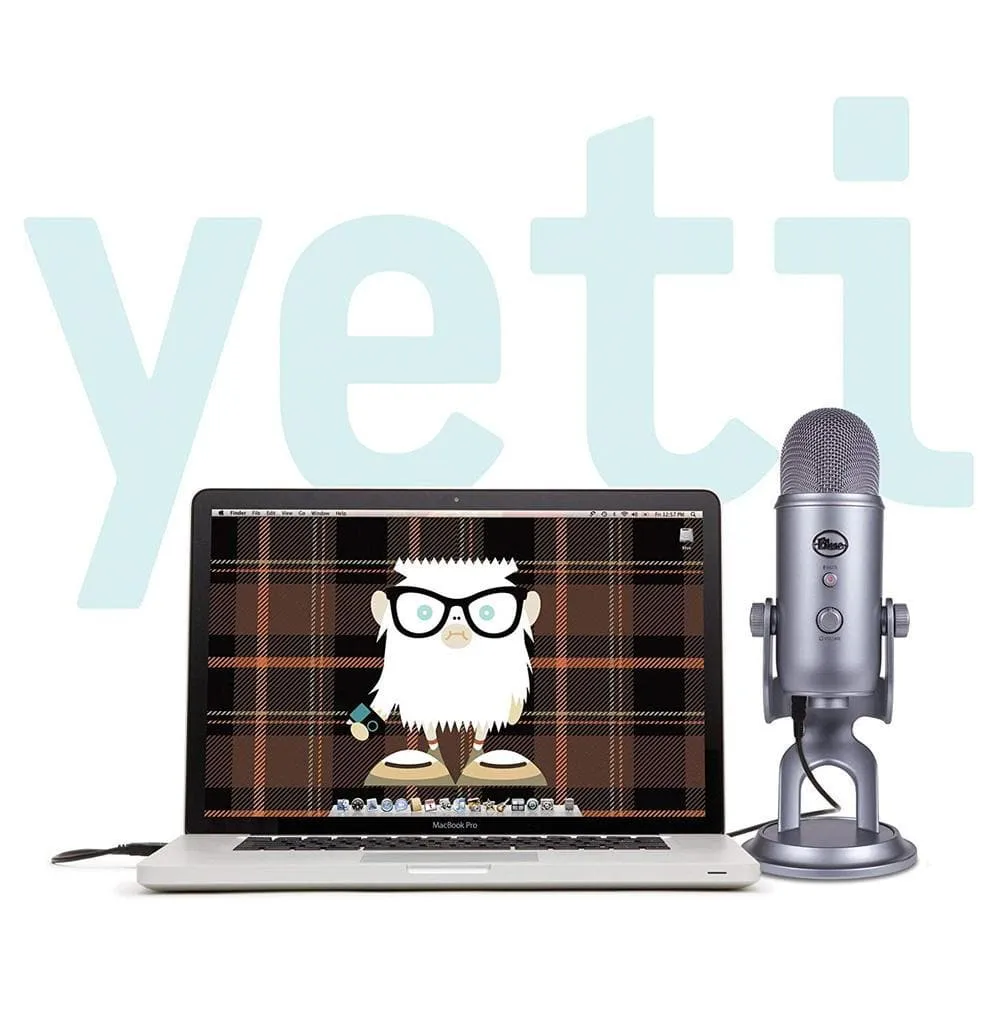 Blue Yeti 3 Capsule USB Audio Youtube Microphone - Space Grey