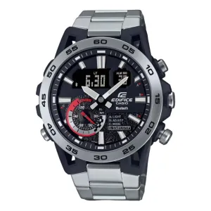 Casio Edifice Sospensione Black Dial Stainless Steel Watch| ECB-40D-1ADF