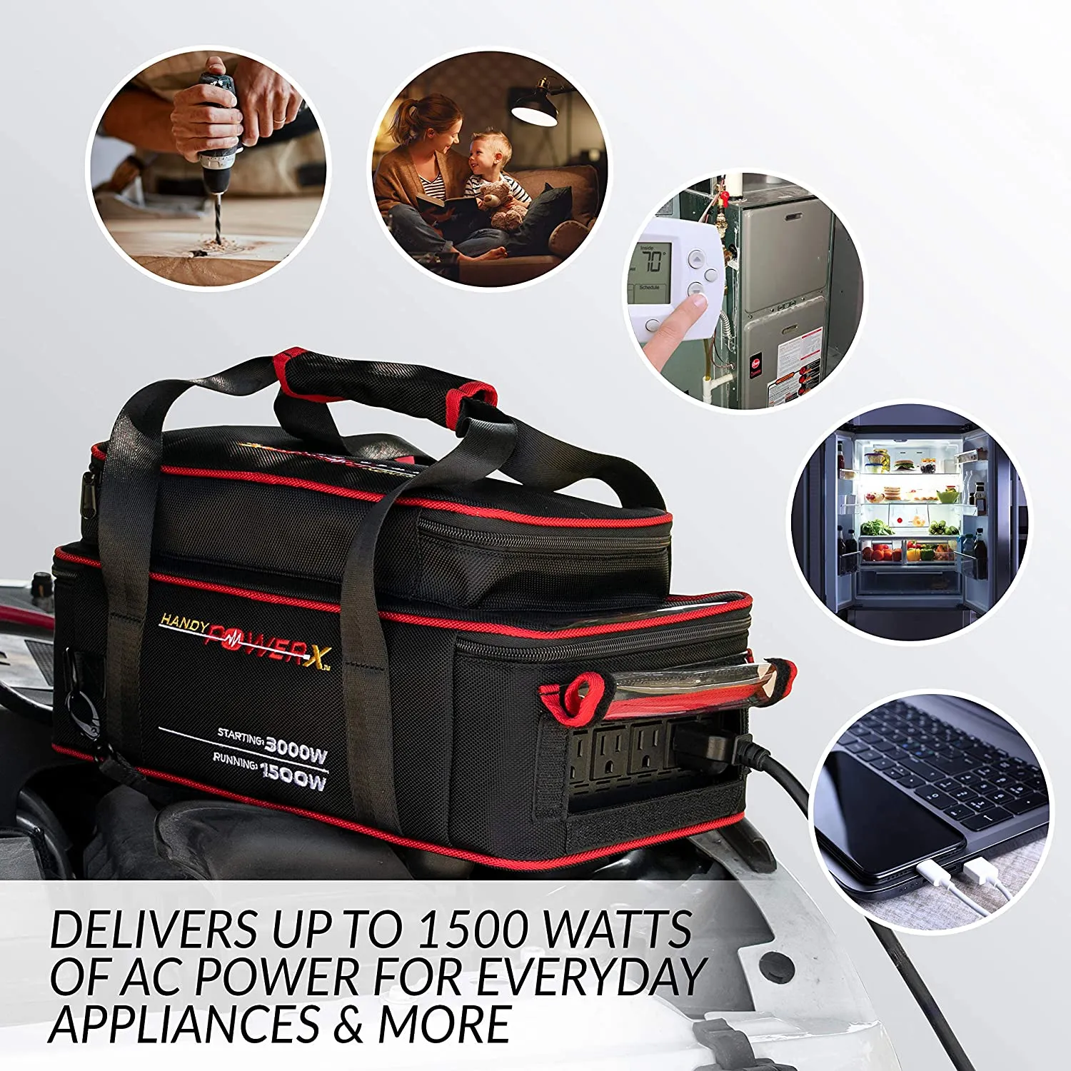 Handy Power X 1500 Watt Car Power Inverter