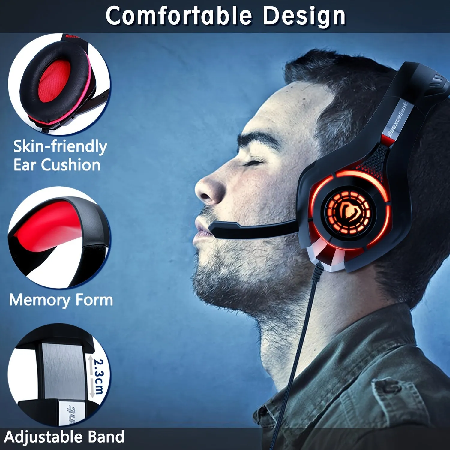 Immerse Yourself Gaming Headset for PS4/PS5, Xbox One, Switch, PC