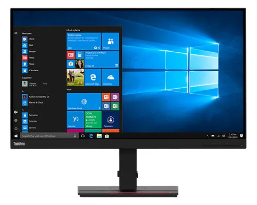 Lenovo Thinkvision T27h-2L - Led Monitor - 27" - 2560 X 1440 Qhd @ 60 Hz - Ips - 350 Cd/M� - 1000:1 - 4 Ms - Hdmi, Displ