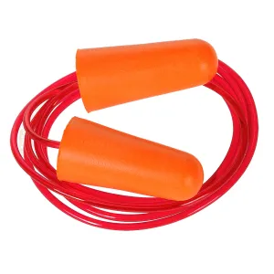 Portwest Corded PU Foam Ear Plugs (200 pairs) (EP08)