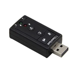 USB Sound Card Adapter Virtual 7.1 Channel