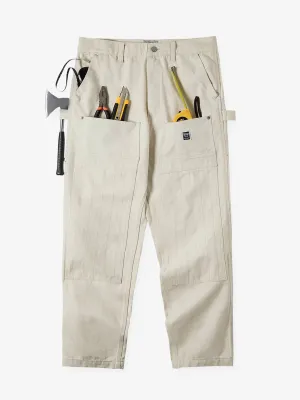 Versatile Multi-Pocket Straight Pants